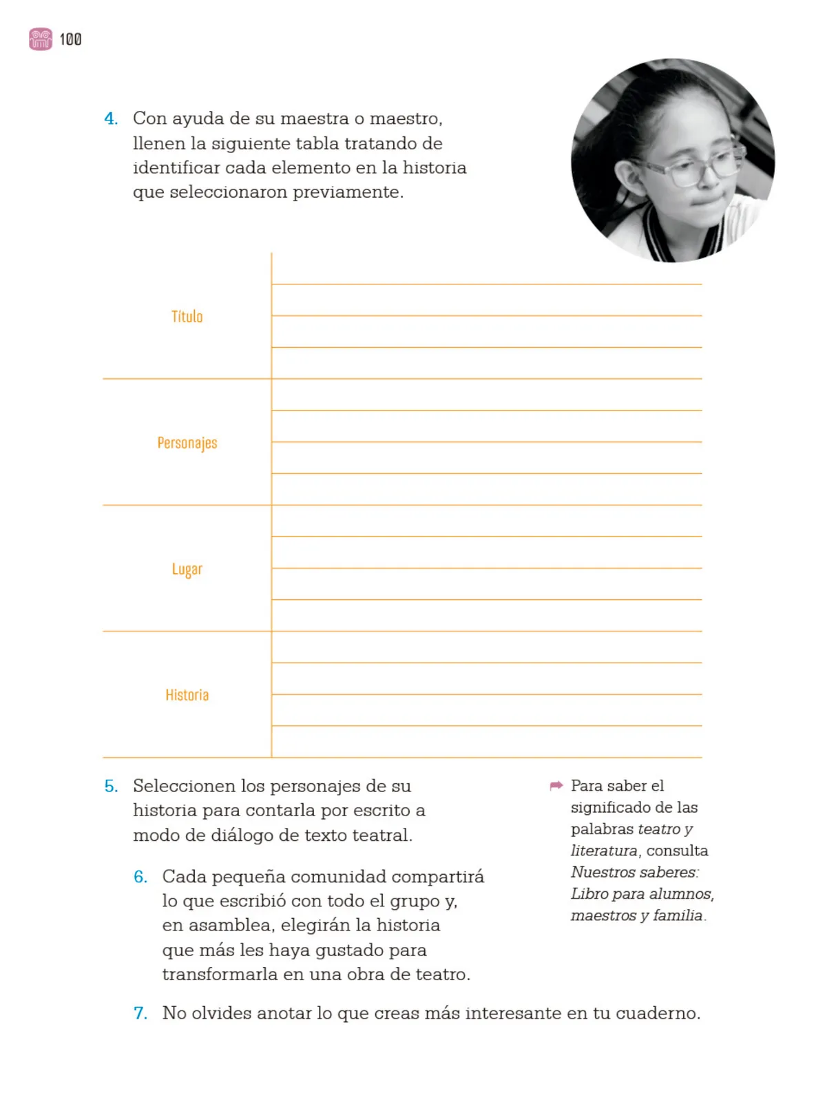 Página 103 de Proyectos Comunitarios.   Libro de Educación Primaria Grado 4°  Ciclo Escolar 2025 - 2026