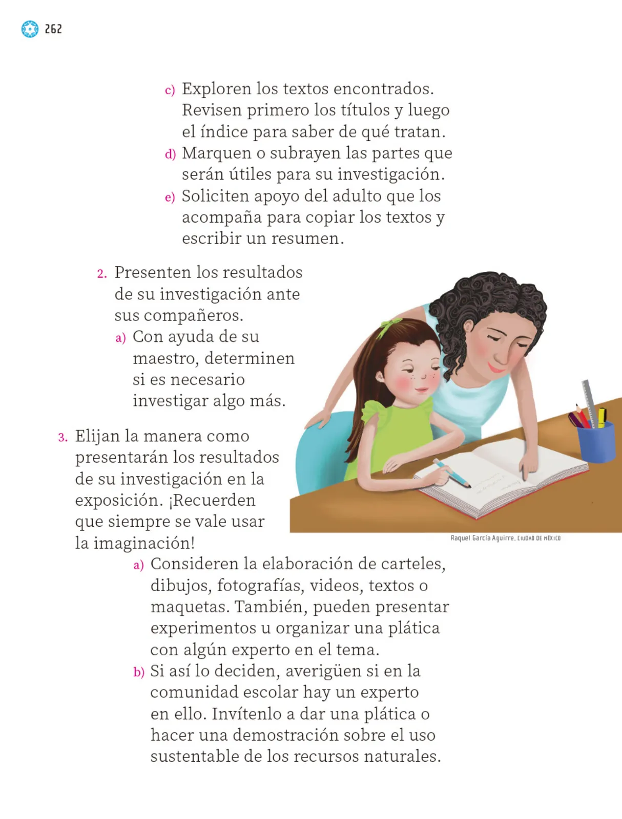 Miniatura página 263 de Proyectos Escolares.   Libro de Educación Primaria Grado 1°  Ciclo Escolar 2025 - 2026