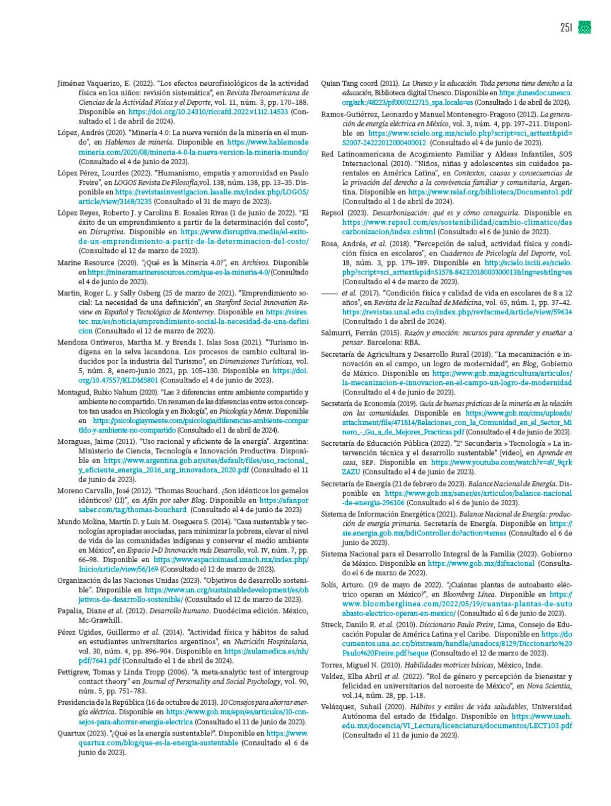 Miniatura página 252 de Colección Nanahuatzin. De lo humano y lo comunitario.   Libro de Educación Telesecundaria Grado 3°  Ciclo Escolar 2025 - 2026