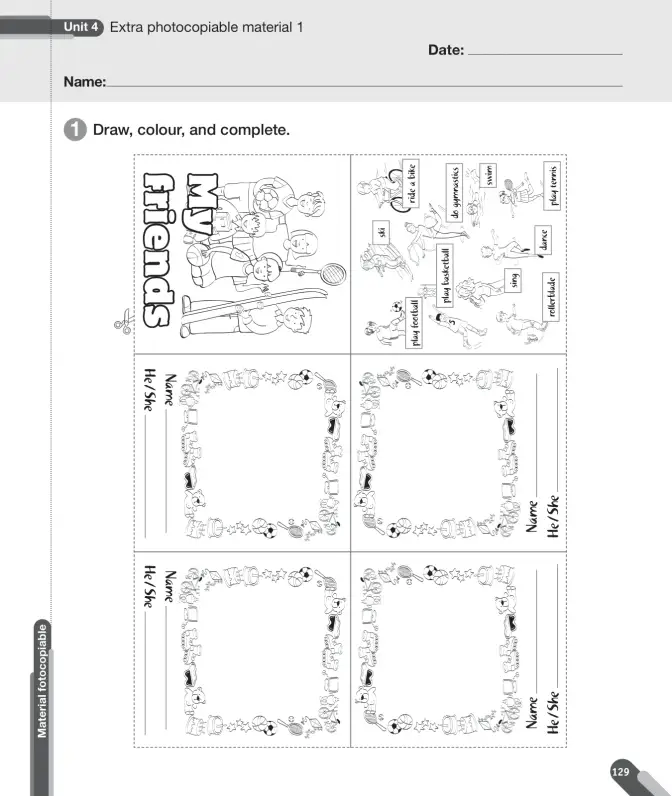 Página 131 de Inglés – Tercero Básico | Texto del Estudiante MINEDUC – Descargar PDF · 2024