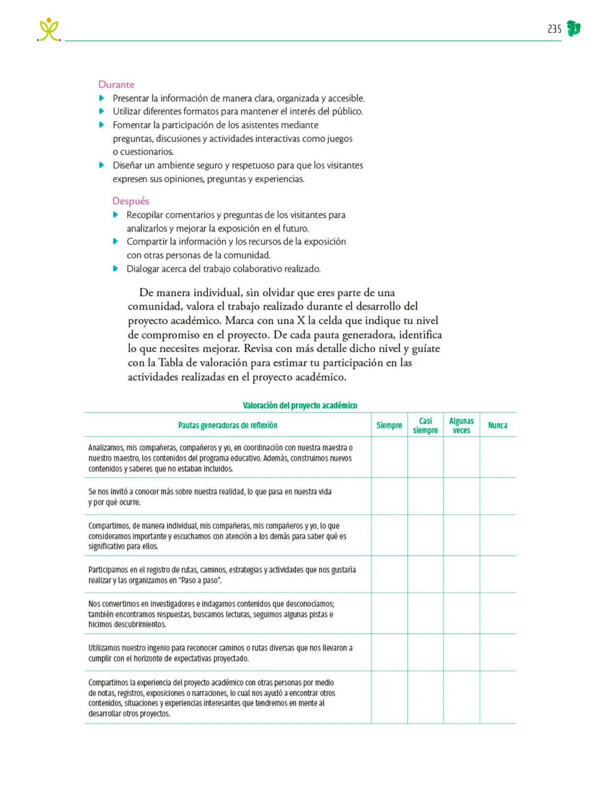 Página 236 de Colección Ximhai. Nuestro libro de Proyectos. Tomo I. Libro de Educación Telesecundaria Grado 1° Ciclo Escolar 2025 - 2026