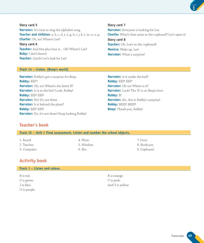 Página 51 de Inglés – Segundo Básico | Texto del Estudiante MINEDUC – Descargar PDF · 2024