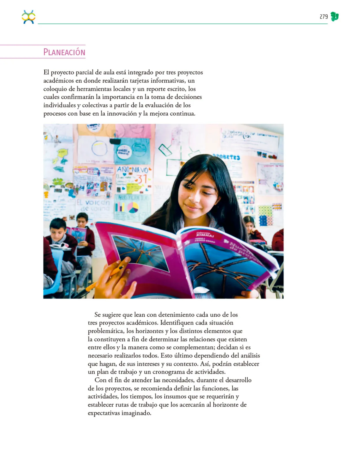 Miniatura página 280 de Colección Ximhai. Nuestro libro de Proyectos. Tomo I.   Libro de Educación Telesecundaria Grado 1°  Ciclo Escolar 2025 - 2026