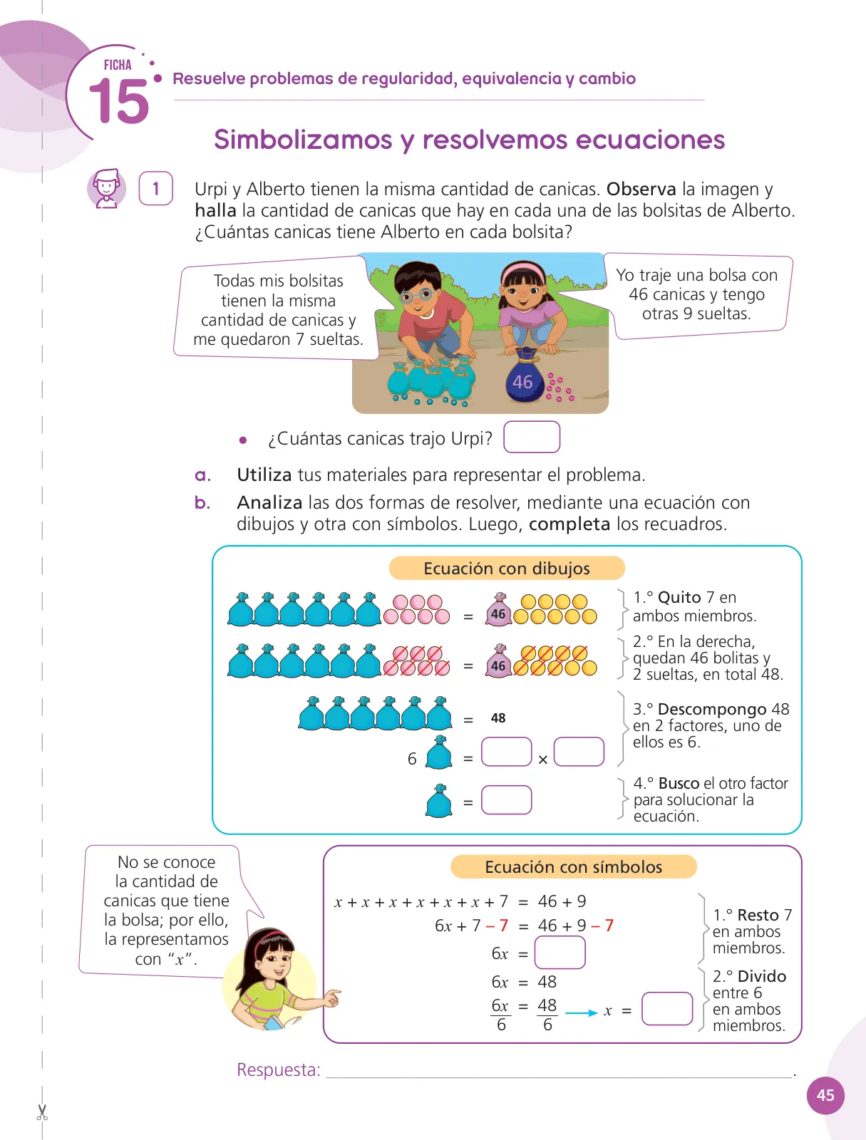 Página 47 de Cuadernillo de Matemática 5, quinto grado de Primaria · 2023