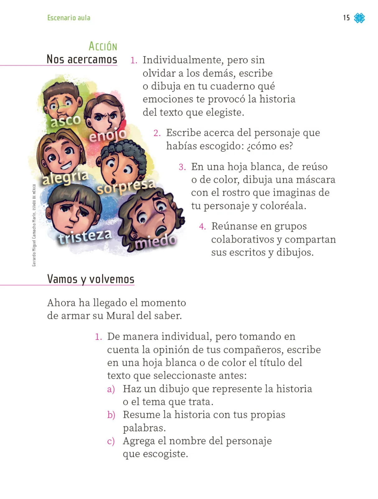 Miniatura página 16 de Proyectos de Aula.   Libro de Educación Primaria Grado 1°  Ciclo Escolar 2025 - 2026