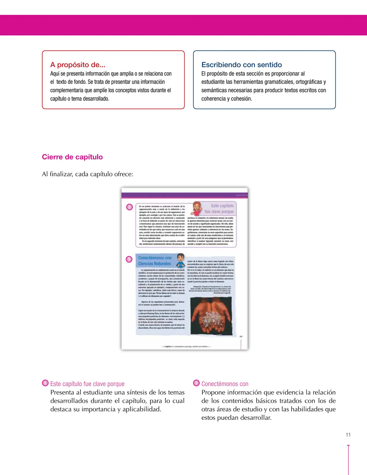 Miniatura página 11 de Lenguaje 7° · Secundaria Activa