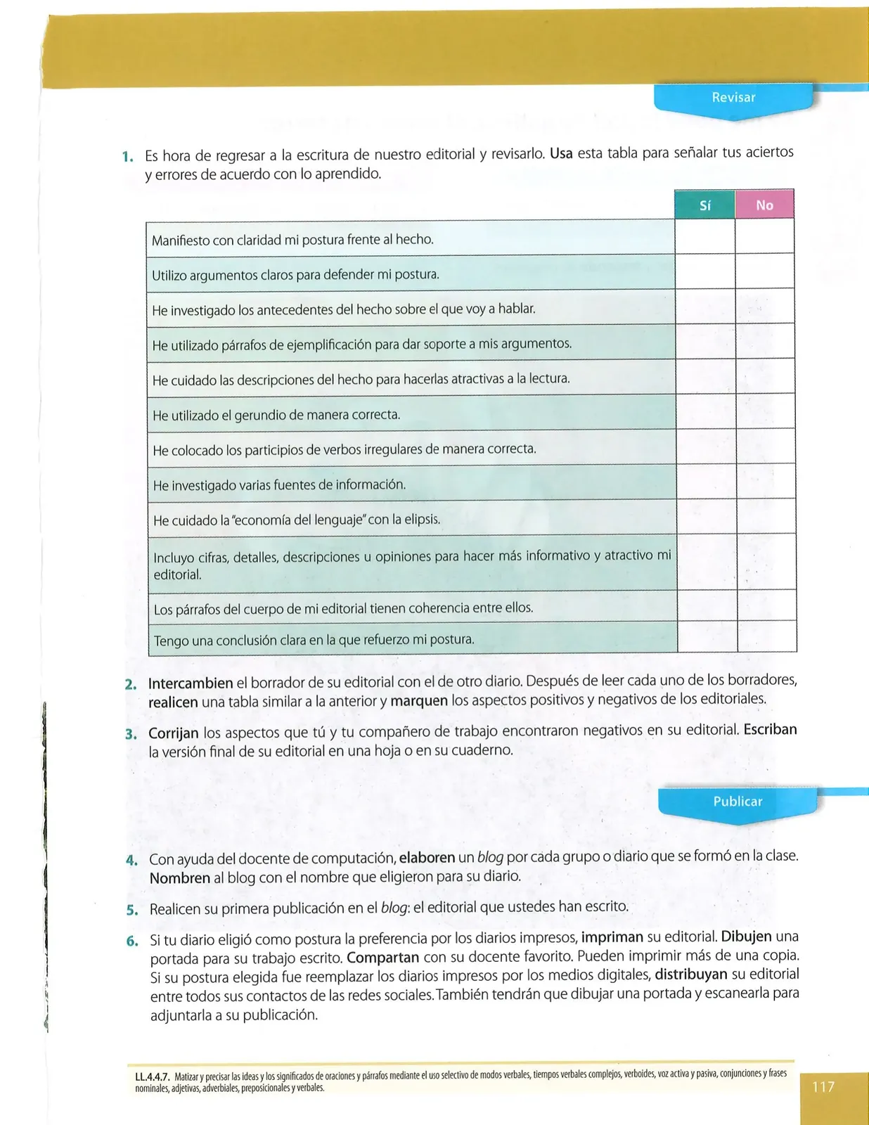Miniatura página 117 de Lengua Y Literatura · 8 EGB · 2025