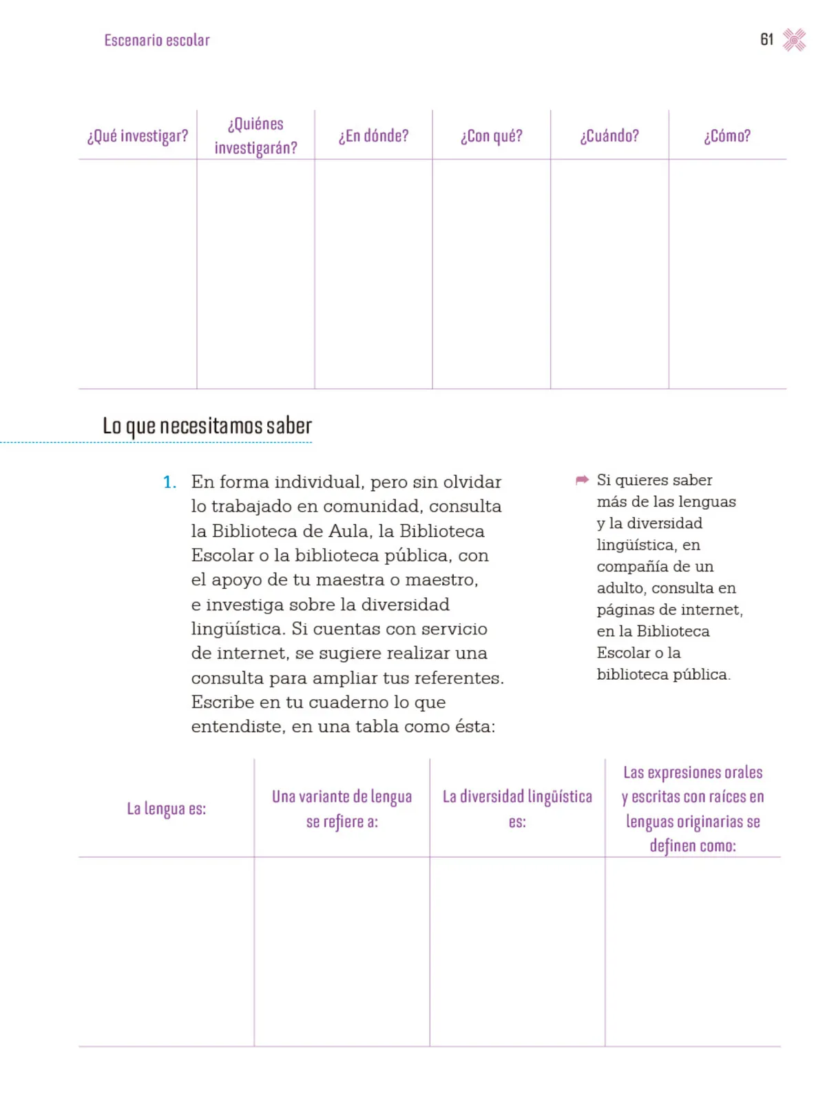 Miniatura página 64 de Proyectos Escolares.   Libro de Educación Primaria Grado 4°  Ciclo Escolar 2025 - 2026