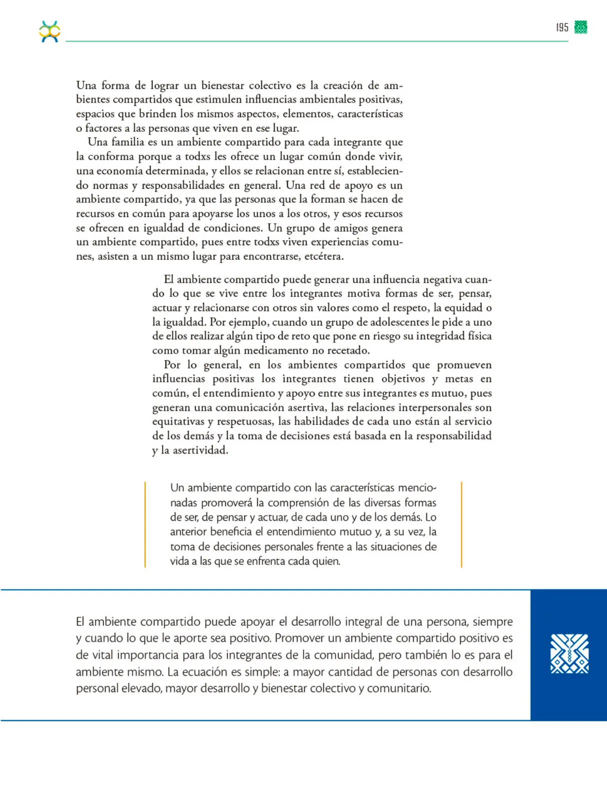 Miniatura página 196 de Colección Nanahuatzin. De lo humano y lo comunitario.   Libro de Educación Telesecundaria Grado 3°  Ciclo Escolar 2025 - 2026