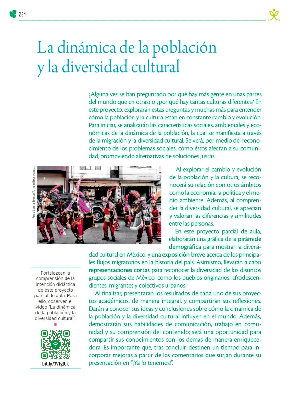 Miniatura página 225 de Colección Ximhai. Nuestro libro de Proyectos. Tomo I.   Libro de Educación Telesecundaria Grado 1°  Ciclo Escolar 2025 - 2026