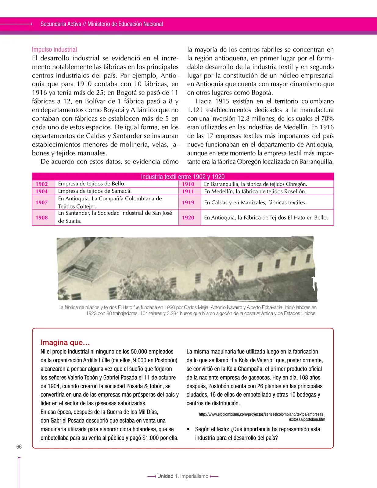 Página 66 de Ciencias Sociales 9° · Secundaria Activa