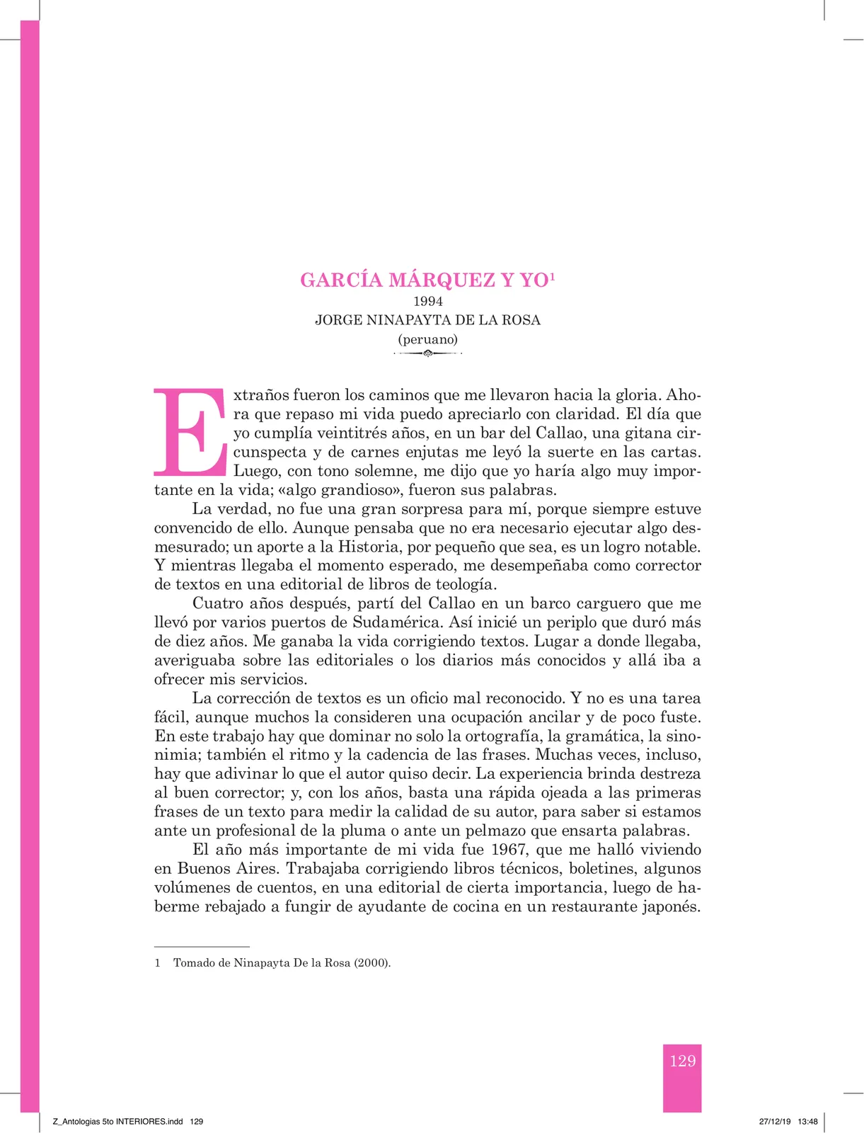 Miniatura página 131 de Antología literaria 5 · 2019