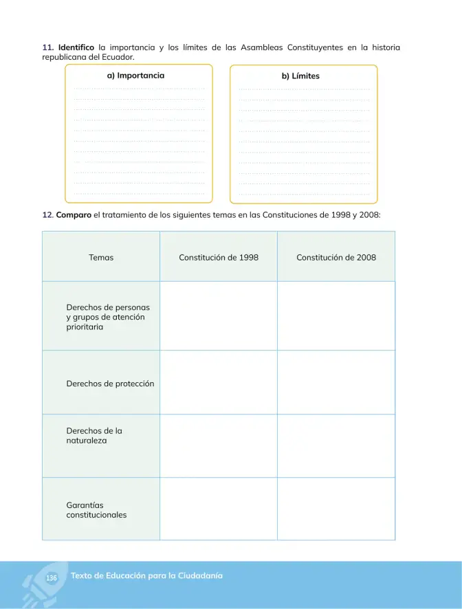 Página 137 de Educacion Ciudadania 1° · Bgu 1 Educacion Ciudadania 2024 · 2024