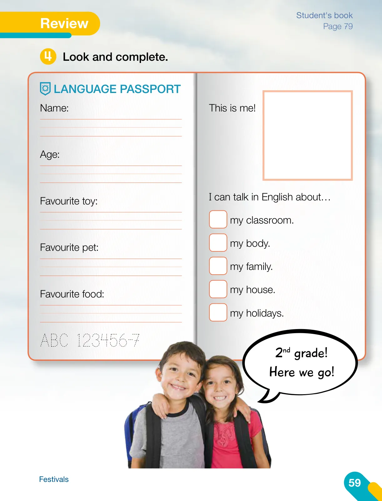 Página 61 de Inglés – Primero Básico | Student’s Book MINEDUC – Descargar PDF · 2024