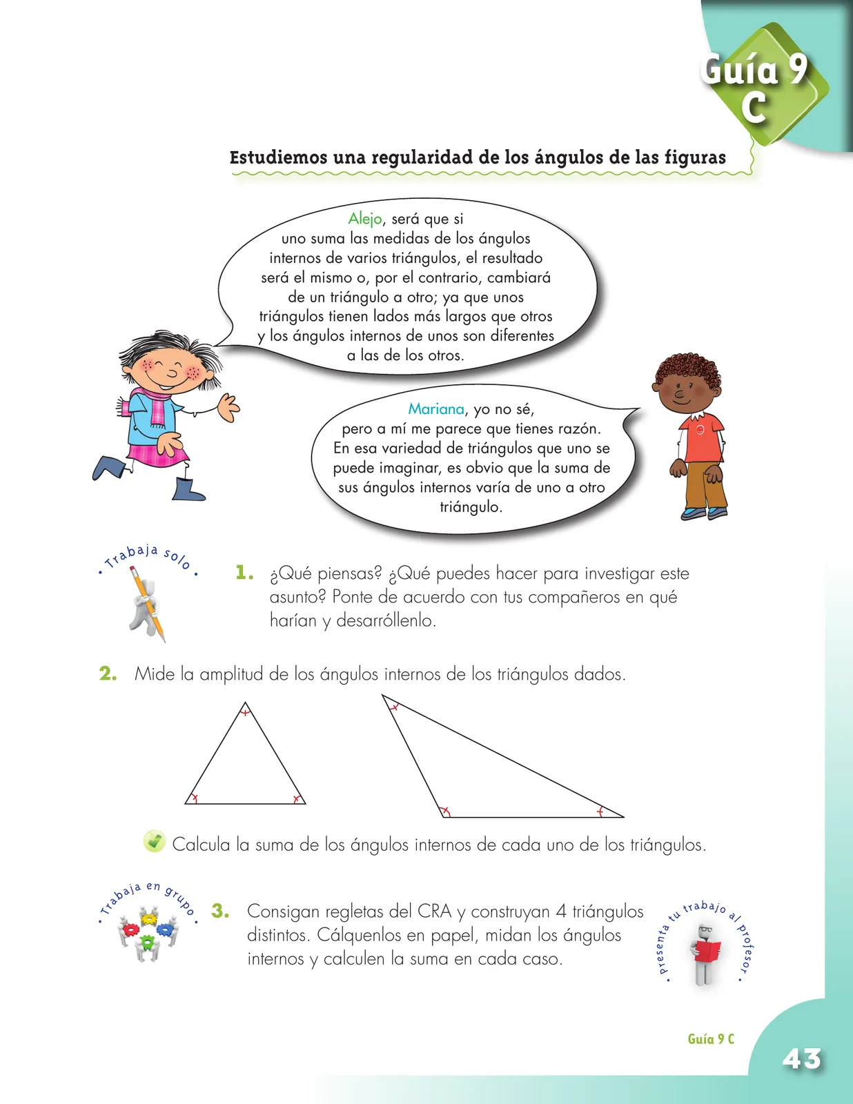 Miniatura página 43 de Matematica 5° · Cartilla 02