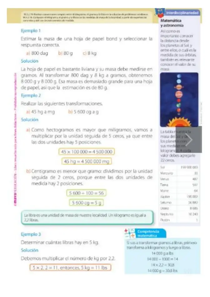 Página 196 de Matematica 5° · Egb 5 Matematica 2025 · 2025