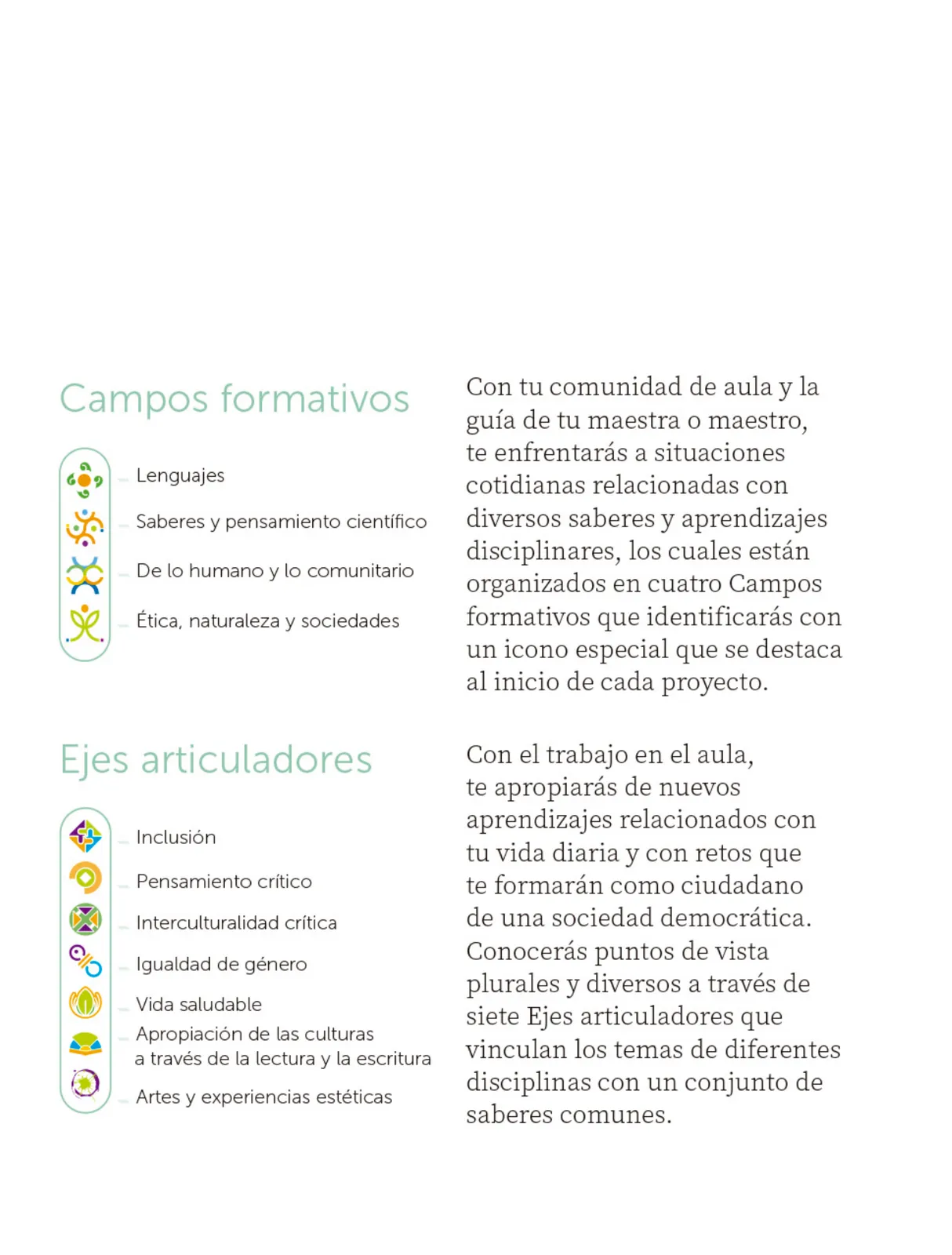 Página 5 de Nuestros saberes: Libro para alumnos, maestros y familia. Libro de Educación Primaria Grado 5° Ciclo Escolar 2025 - 2026