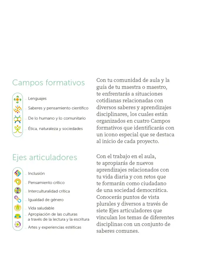 Página 5 de Nuestros saberes: Libro para alumnos, maestros y familia. Libro de Educación Primaria Grado 5° Ciclo Escolar 2025 - 2026