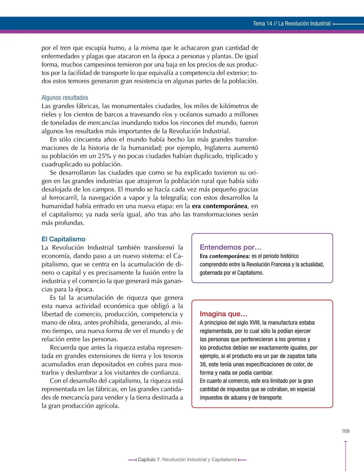 Miniatura página 169 de Ciencias Sociales 8° · Secundaria Activa