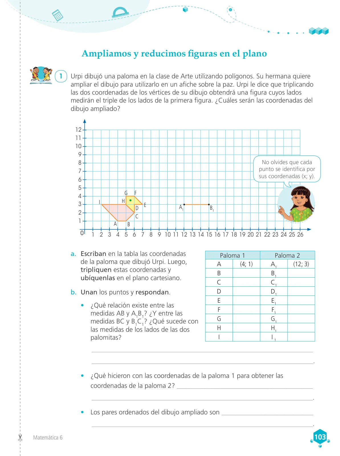 Miniatura página 105 de Matemática 6 : cuaderno de trabajo para sexto grado de Educación Primaria 2019 · 2019