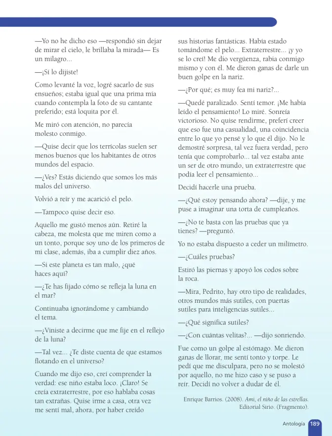 Página 191 de Lenguaje y Comunicación – Sexto Básico | Texto del Estudiante MINEDUC – Descargar PDF · 2024