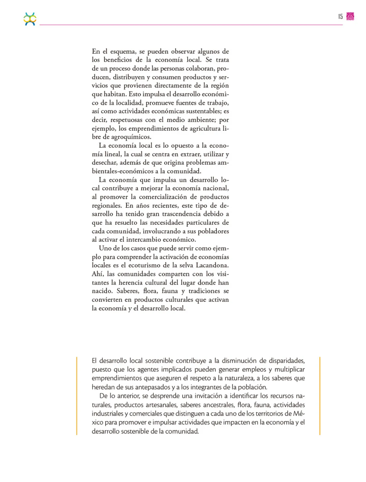 Miniatura página 16 de Colección Nanahuatzin. De lo humano y lo comunitario.   Libro de Educación Secundaria Grado 3°  Ciclo Escolar 2025 - 2026