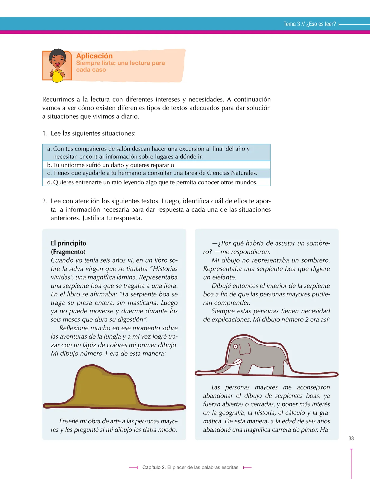 Miniatura página 33 de Lenguaje 6° · Secundaria Activa