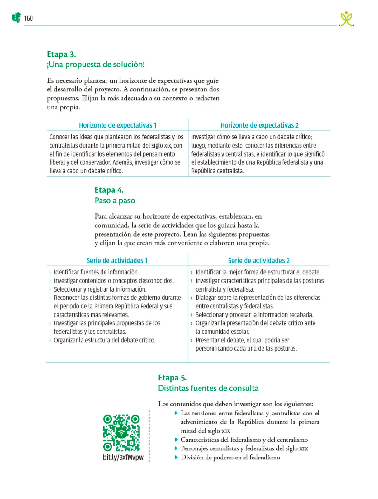 Miniatura página 161 de Colección Sk´asolil. Nuestro libro de Proyectos.  Tomo II.  Libro de Educación Telesecundaria Grado 2°  Ciclo Escolar 2025 - 2026
