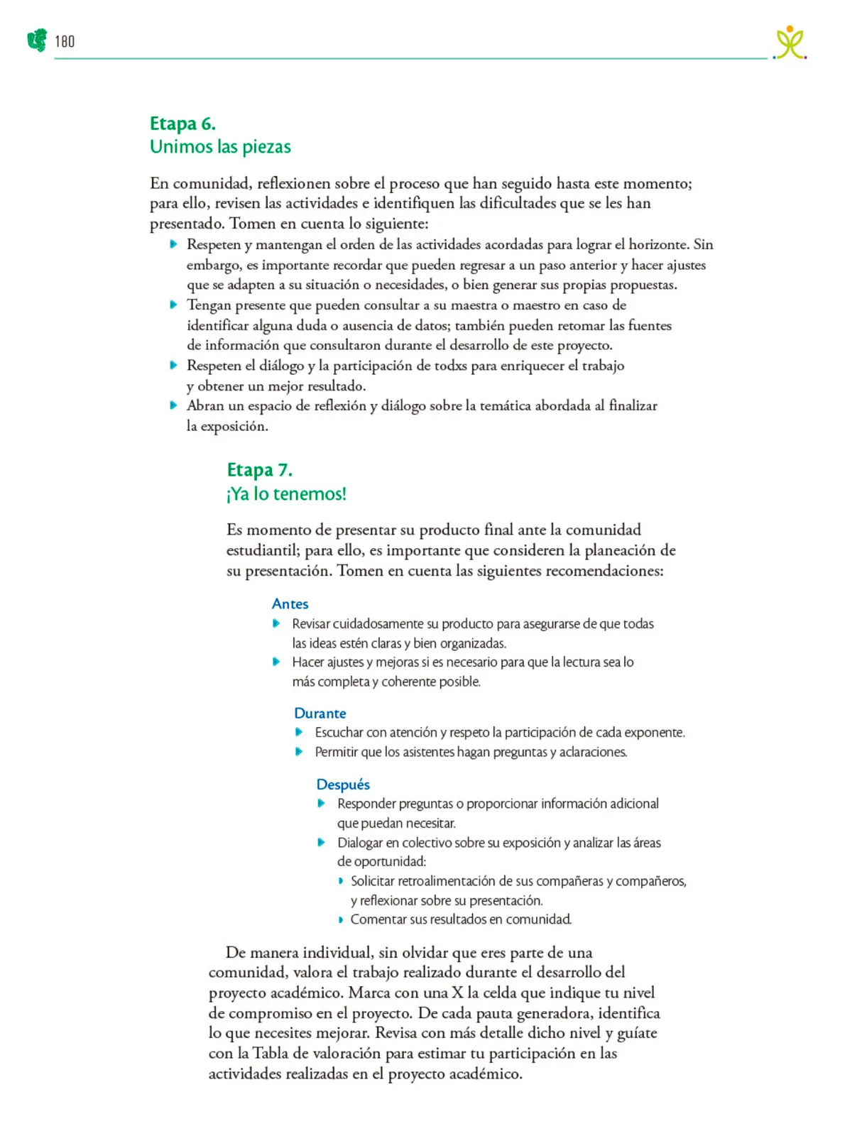 Miniatura página 181 de Colección Nanahuatzin. Nuestro libro de Proyectos.  Tomo II.  Libro de Educación Telesecundaria Grado 3°  Ciclo Escolar 2025 - 2026