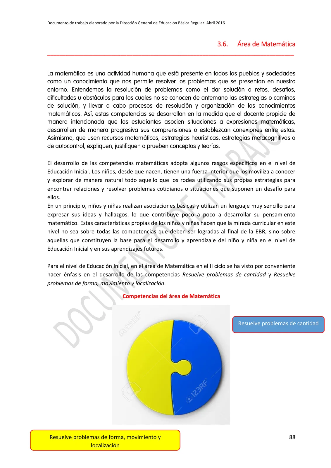 Miniatura página 88 de Programa curricular de Educación Inicial · 2016
