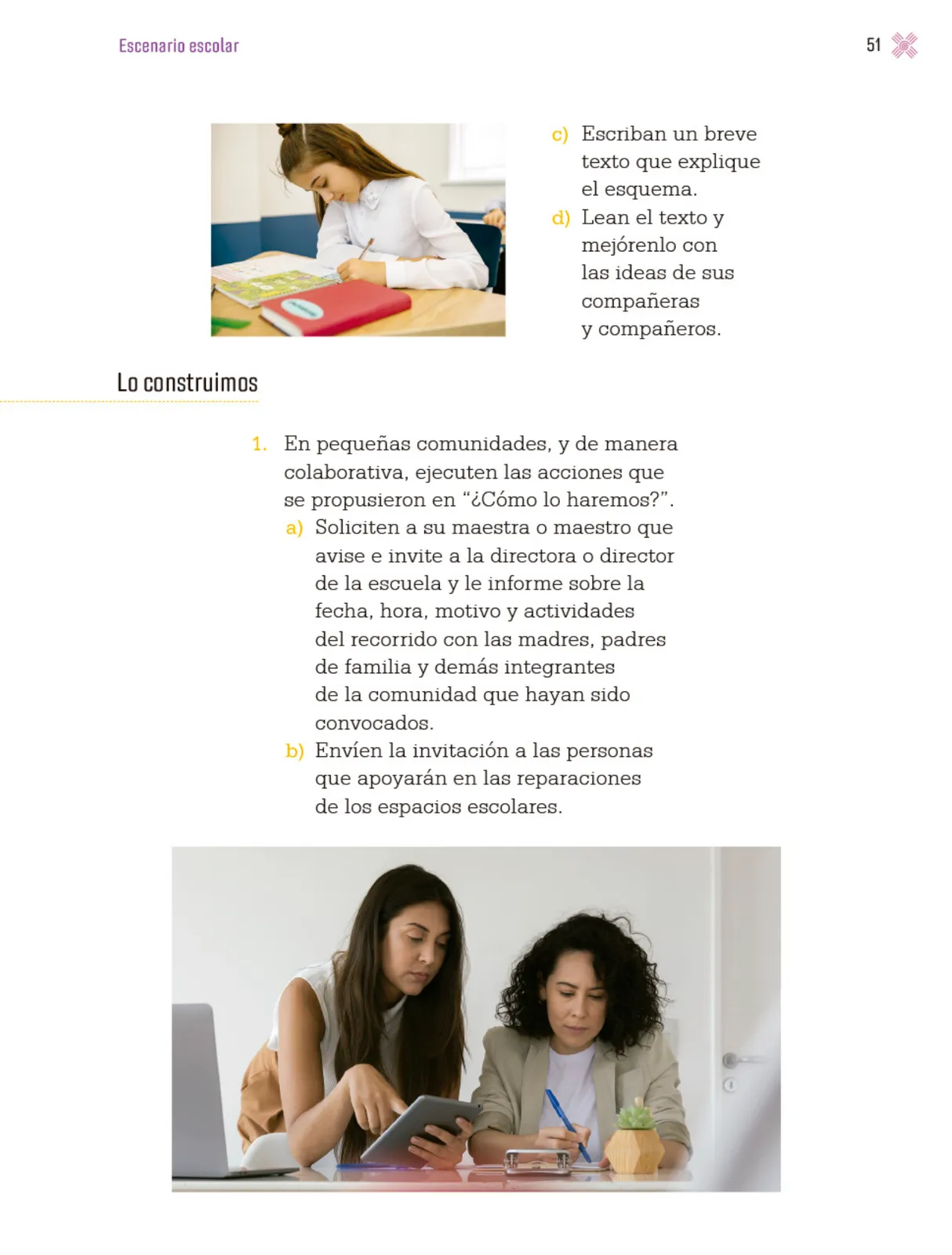 Miniatura página 54 de Proyectos Escolares.   Libro de Educación Primaria Grado 3°  Ciclo Escolar 2025 - 2026