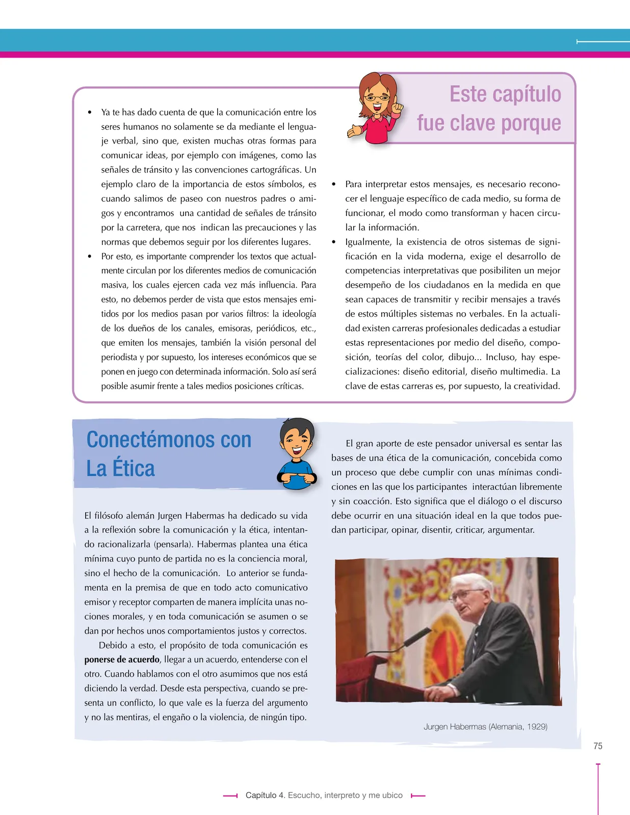 Miniatura página 75 de Lenguaje 8° · Secundaria Activa