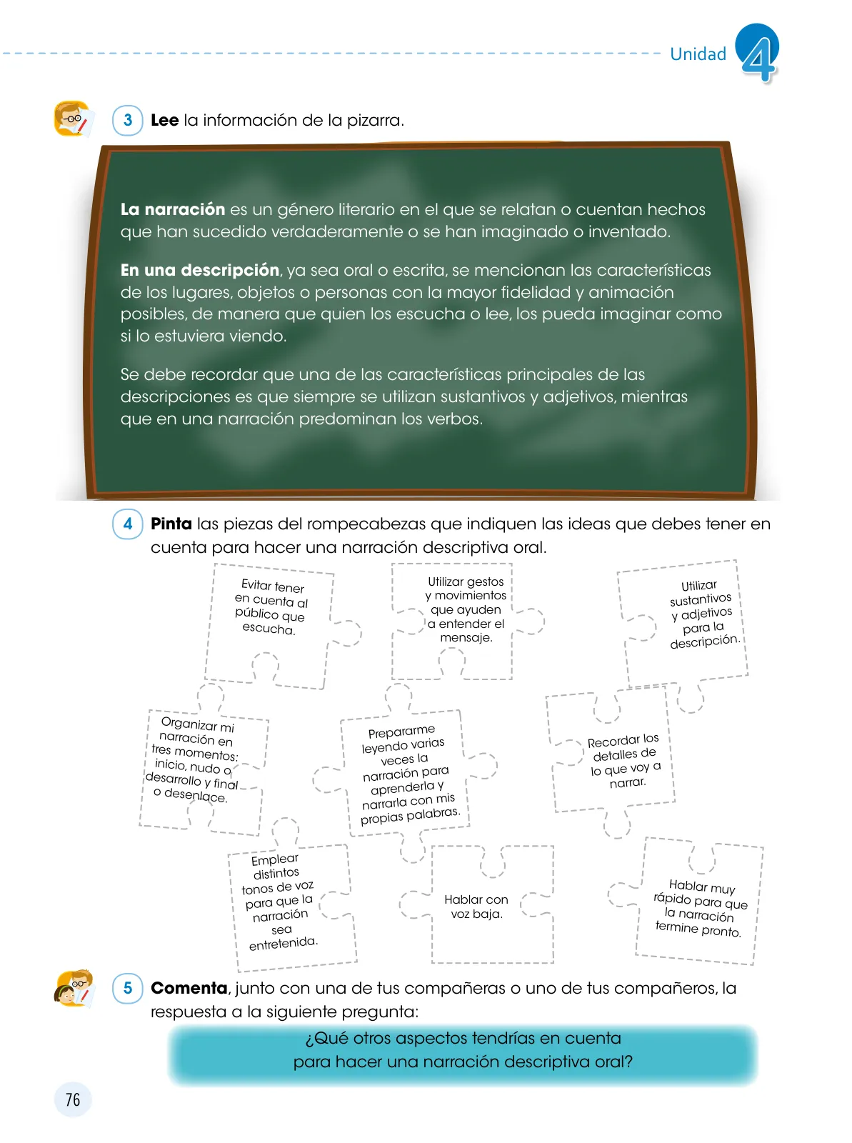 Miniatura página 77 de Comunicación 6 : cuaderno de trabajo para sexto grado de Educación Primaria 2019 · 2019