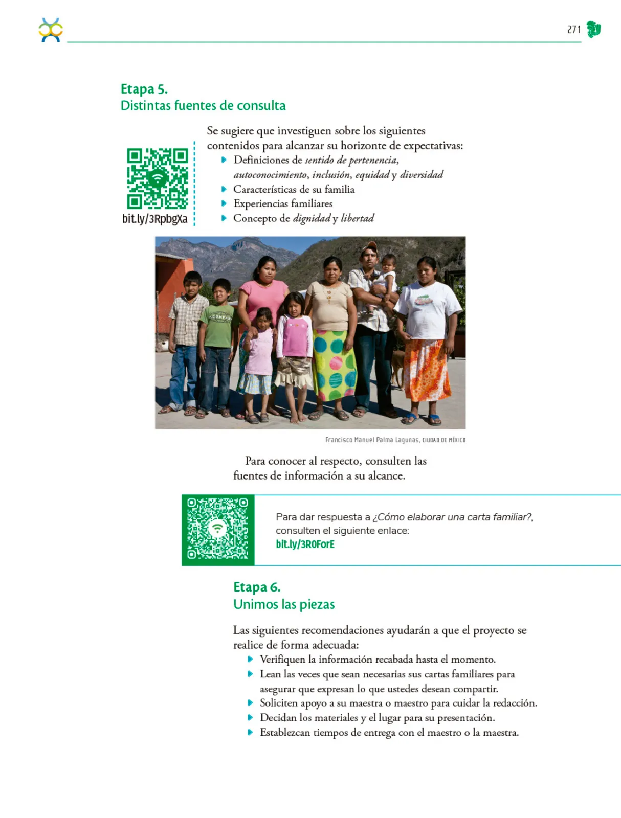 Miniatura página 272 de Colección Ximhai. Nuestro libro de Proyectos. Tomo I.   Libro de Educación Telesecundaria Grado 1°  Ciclo Escolar 2025 - 2026