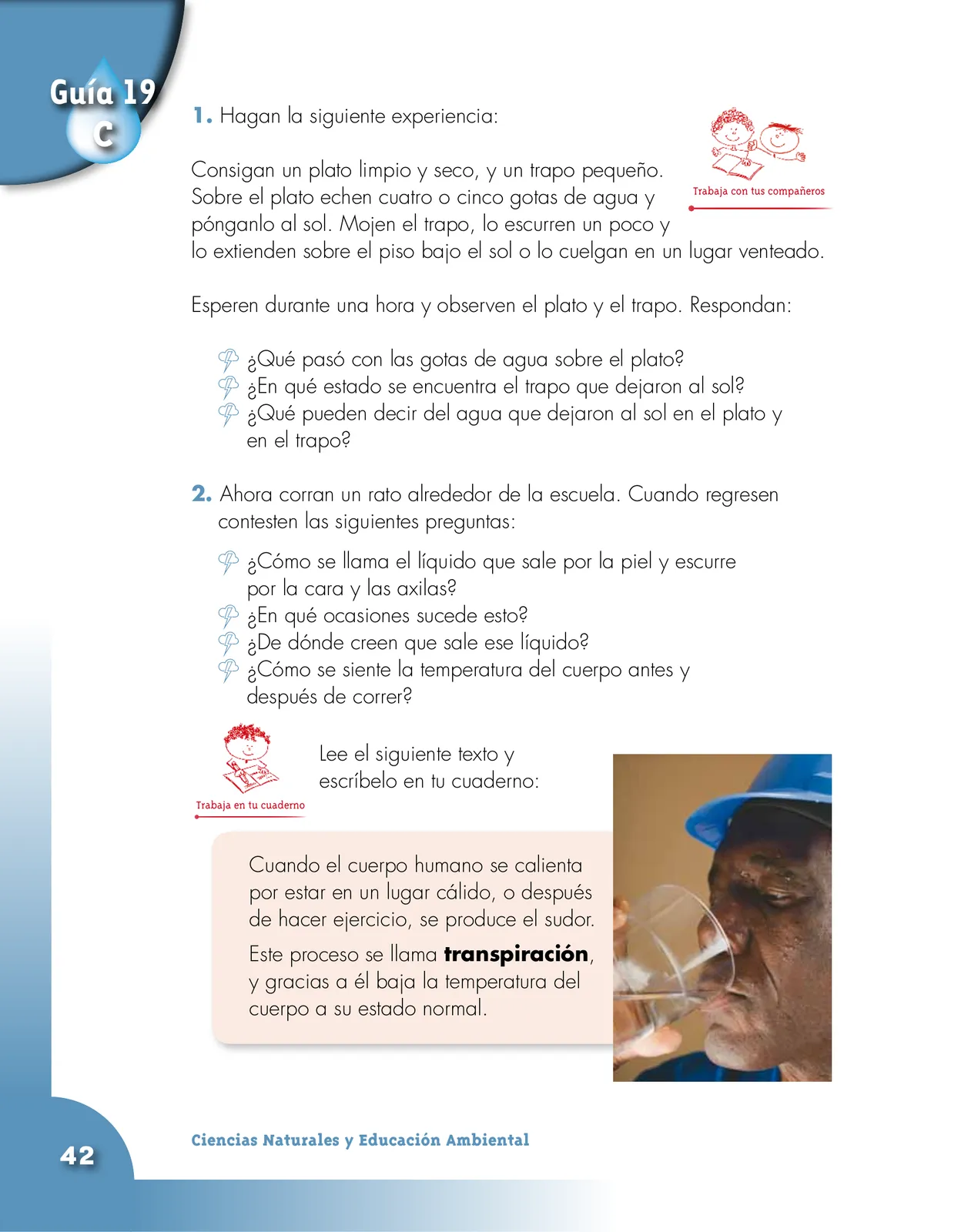 Página 42 de Ciencias Naturales 3° · Cartilla 03
