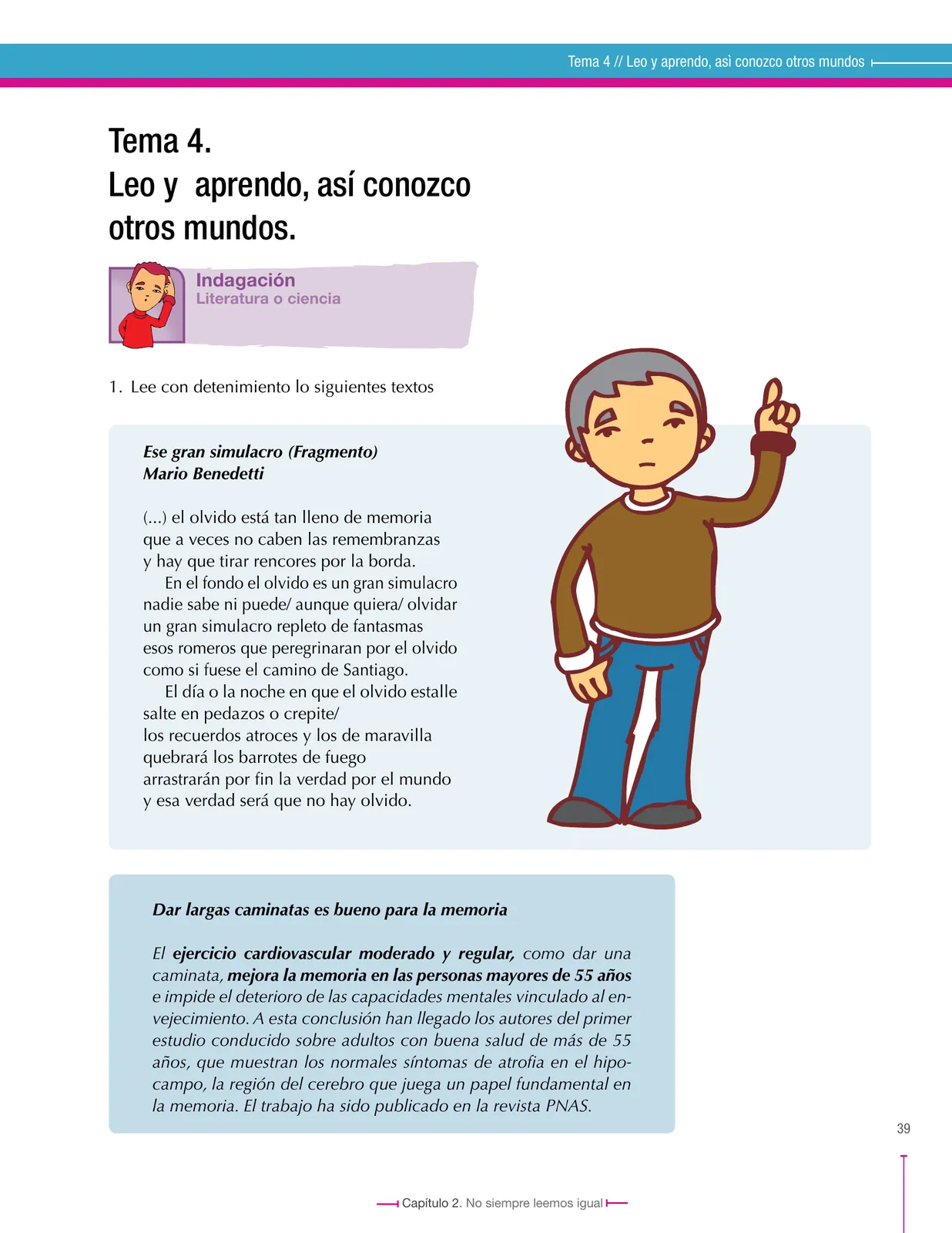 Página 39 de Lenguaje 7° · Secundaria Activa