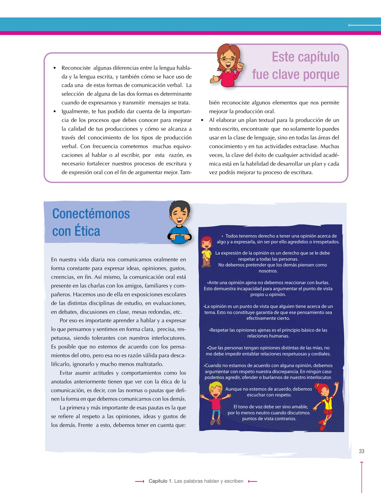 Miniatura página 33 de Lenguaje 8° · Secundaria Activa