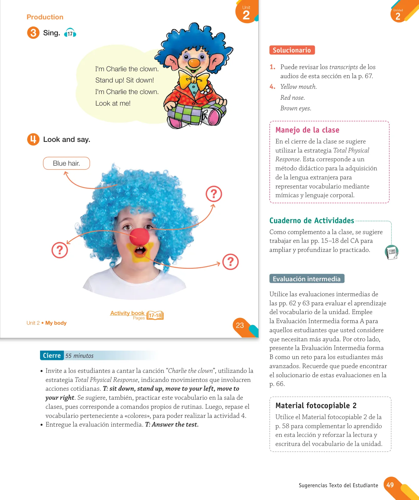 Miniatura página 51 de Inglés – Primero Básico | Student’s Book MINEDUC – Descargar PDF · 2024