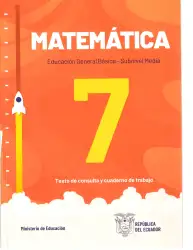 Portada de Matemática · 7 EGB · 2024