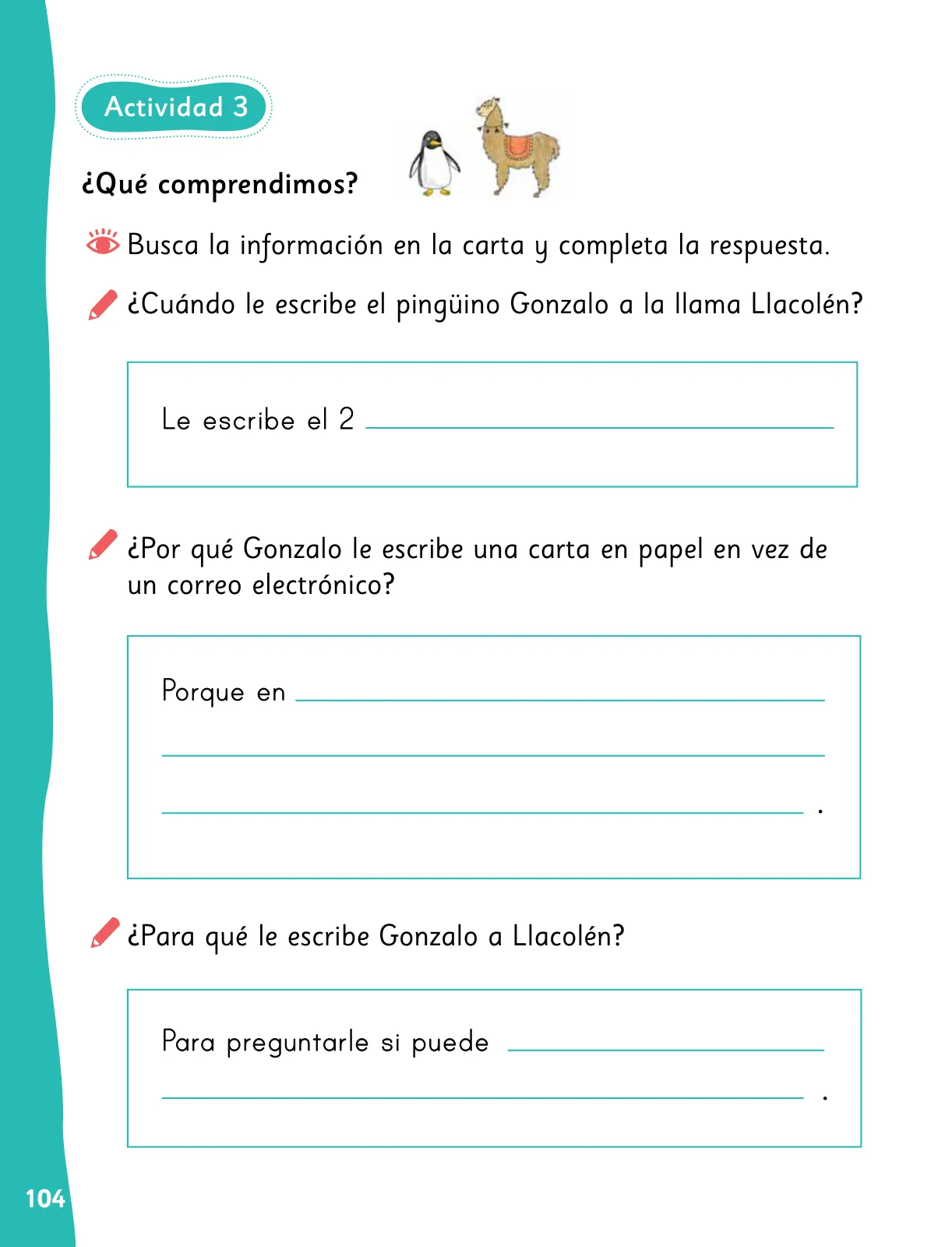 Miniatura página 107 de Lenguaje y Comunicación – Primero Básico | Texto del Estudiante MINEDUC – Descargar PDF · 2024