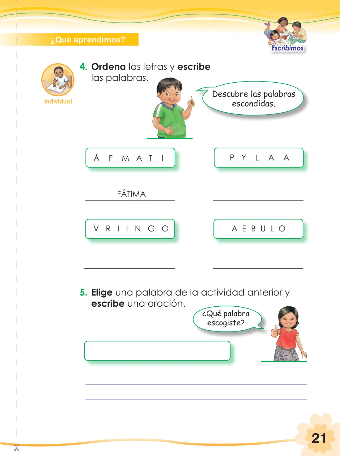 Miniatura página 23 de Comunicación 2 : cuaderno de trabajo para segundo grado de Educación Primaria 2019 · 2019