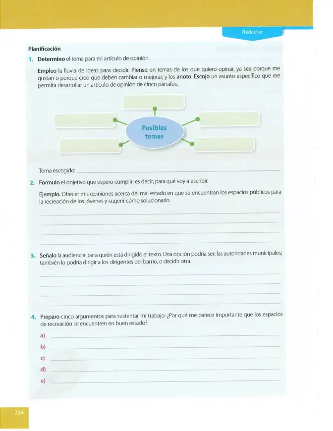 Página 234 de Lengua Y Literatura 9° · Egb 9 Lengua Y Literatura 2025 · 2025