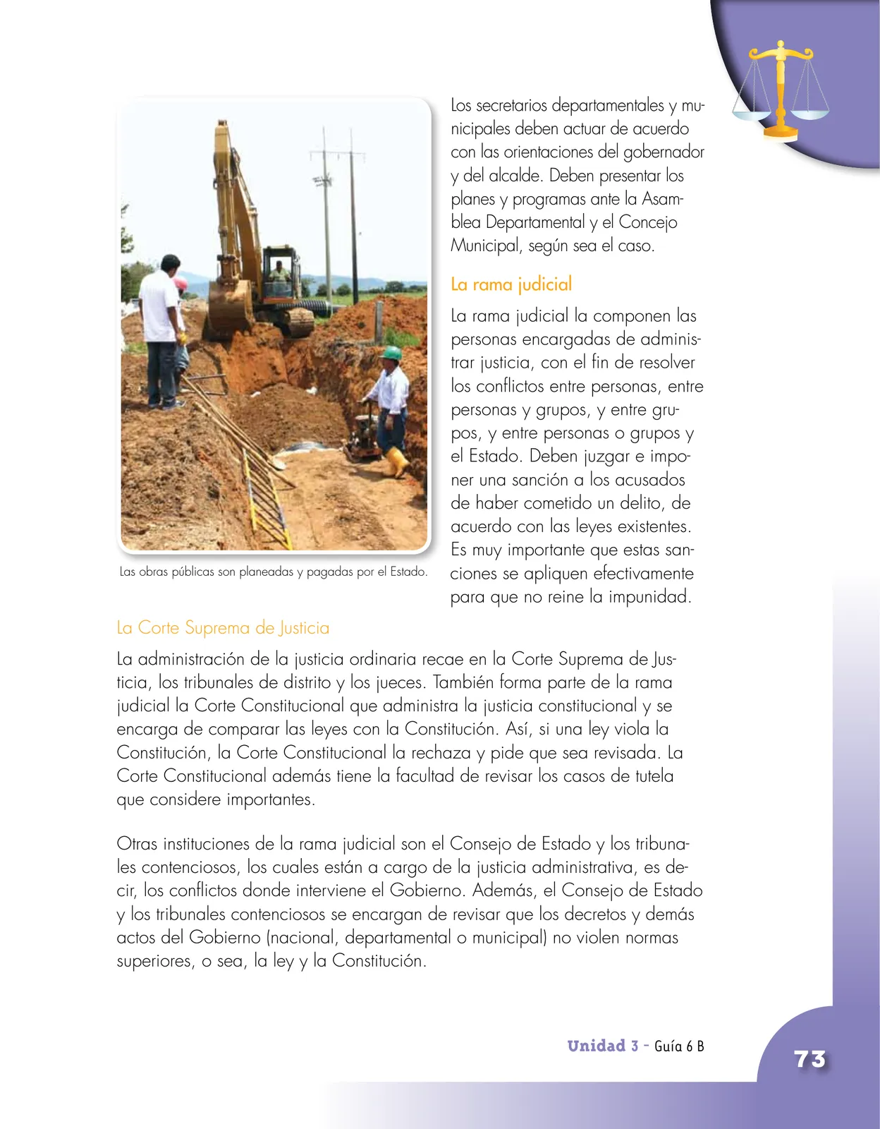 Miniatura página 73 de Ciencias Sociales 5° · Cartilla 01
