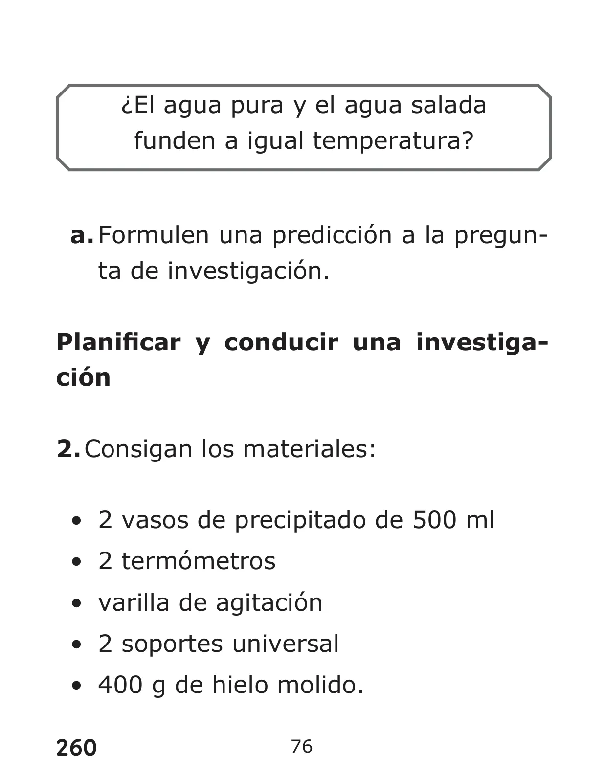 Miniatura página 260 de Libro de Ciencias Naturales – Quinto Básico | Texto del Estudiante MINEDUC – Descargar PDF · 2024