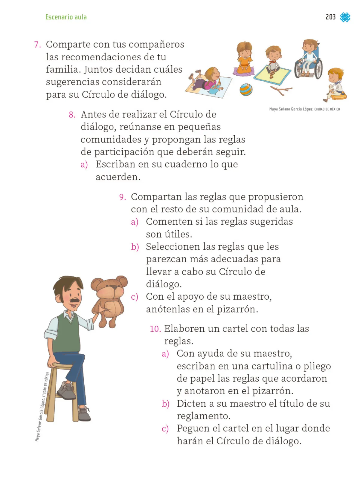 Miniatura página 204 de Proyectos de Aula.   Libro de Educación Primaria Grado 1°  Ciclo Escolar 2025 - 2026
