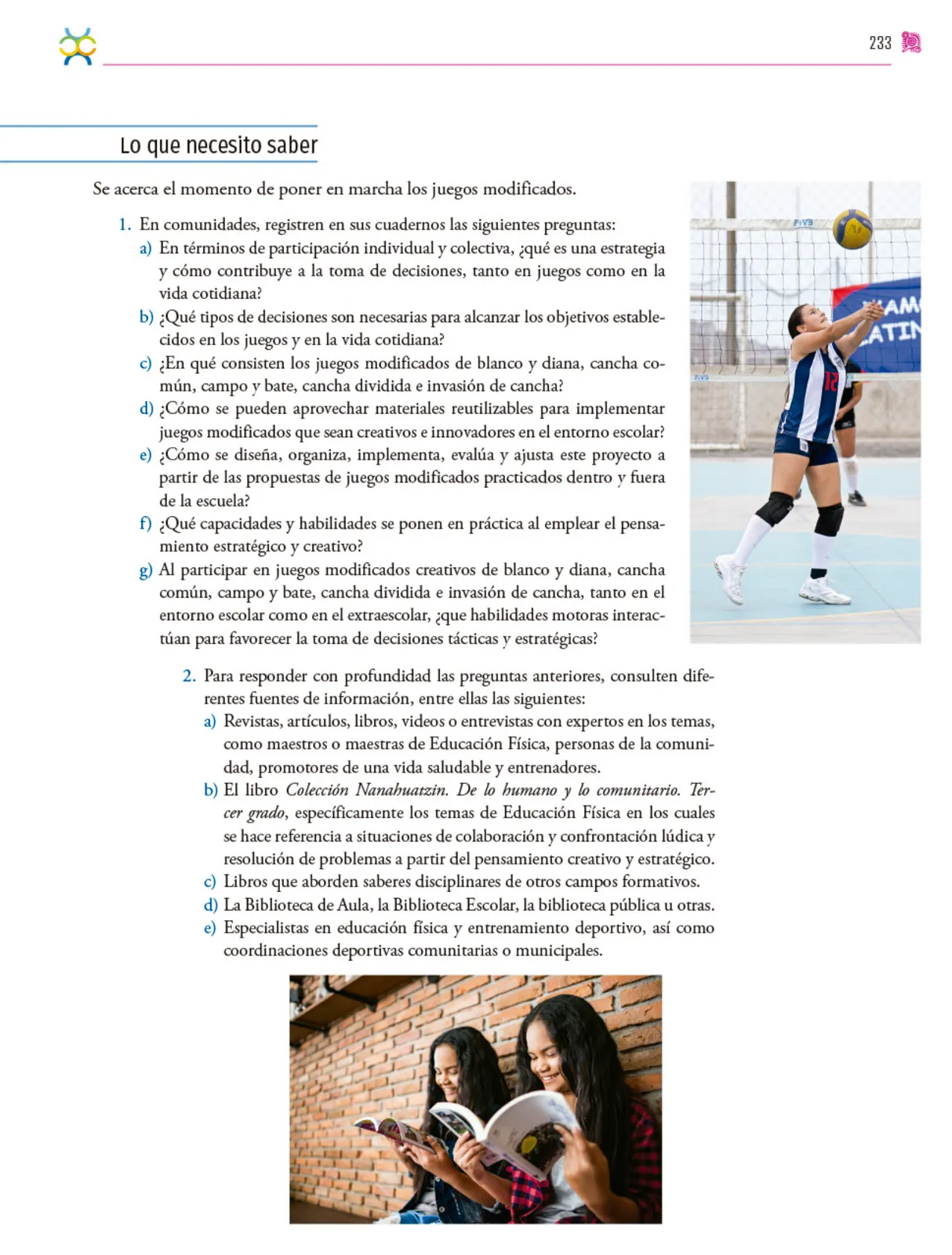 Página 234 de Colección Nanahuatzin. Nuestro libro de proyectos. Libro de Educación Secundaria Grado 3° Ciclo Escolar 2025 - 2026