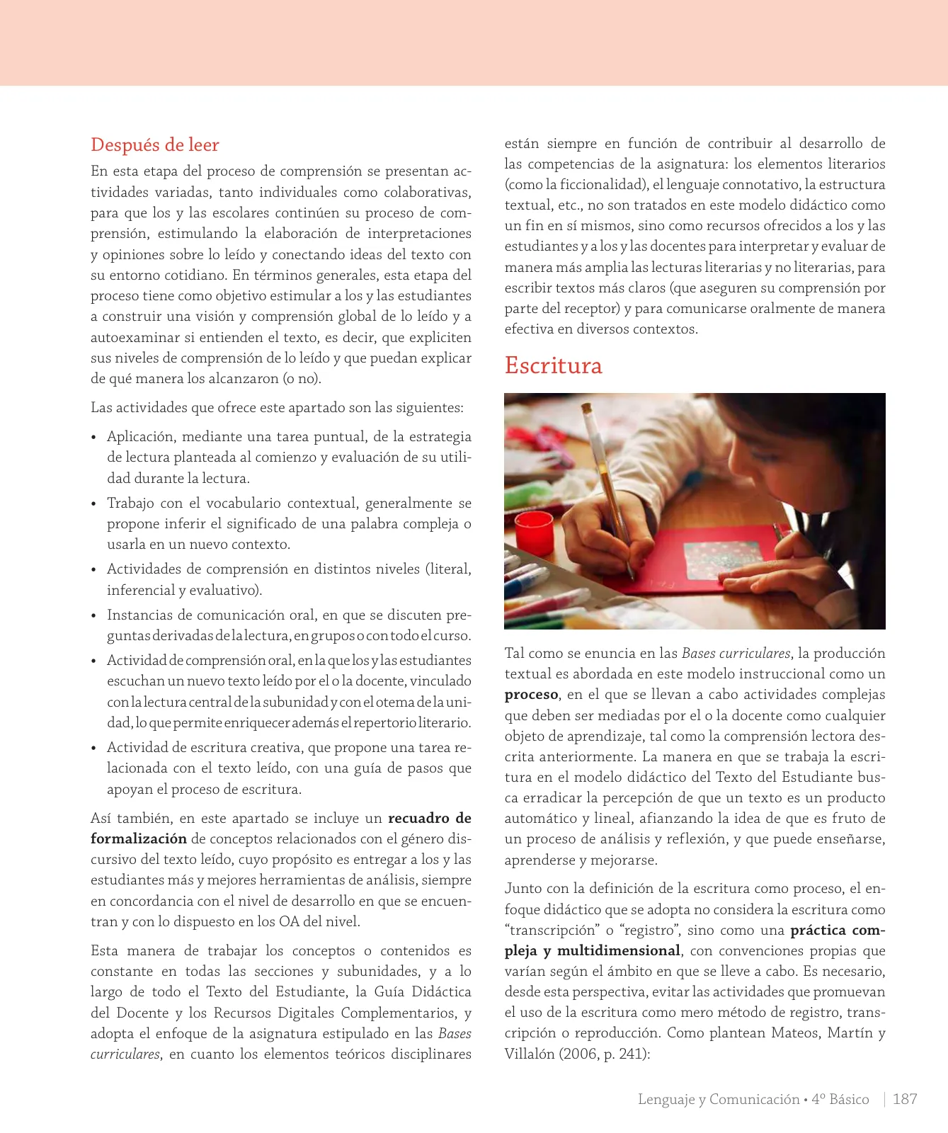 Página 13 de Lenguaje y Comunicación – Cuarto Básico | Texto del Estudiante MINEDUC – Descargar PDF · 2024