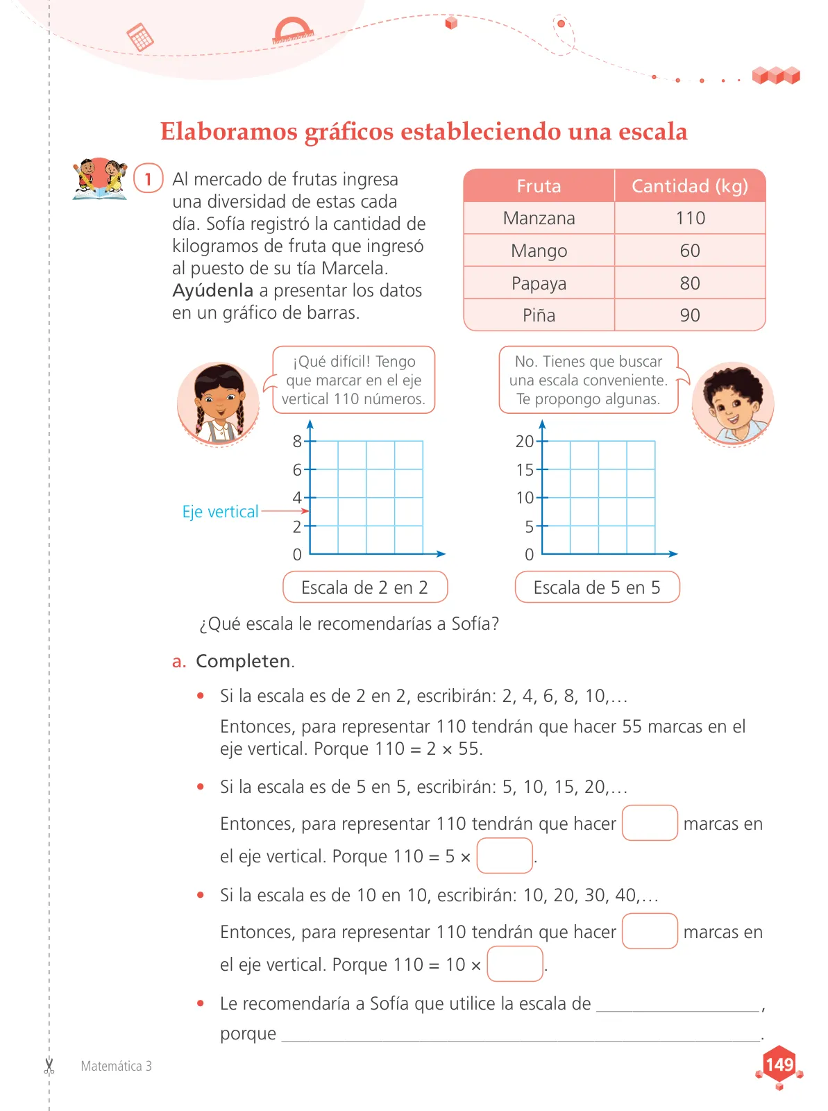 Miniatura página 151 de Matemática 3 : cuaderno de trabajo para tercer grado de Educación Primaria 2019 · 2019