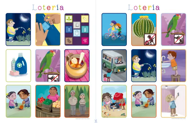 Página 34 de Jugar e imaginar con mi material manipulable de Preescolar. Libro de Educación Preescolar Grado 3° Ciclo Escolar 2025 - 2026