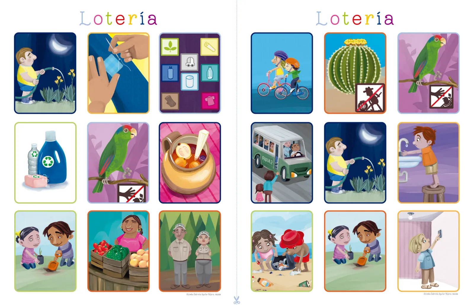 Miniatura página 34 de Jugar e imaginar con mi material manipulable de Preescolar.   Libro de Educación Preescolar Grado 3°  Ciclo Escolar 2025 - 2026